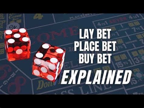 craps lay bet|place and buy bets craps.